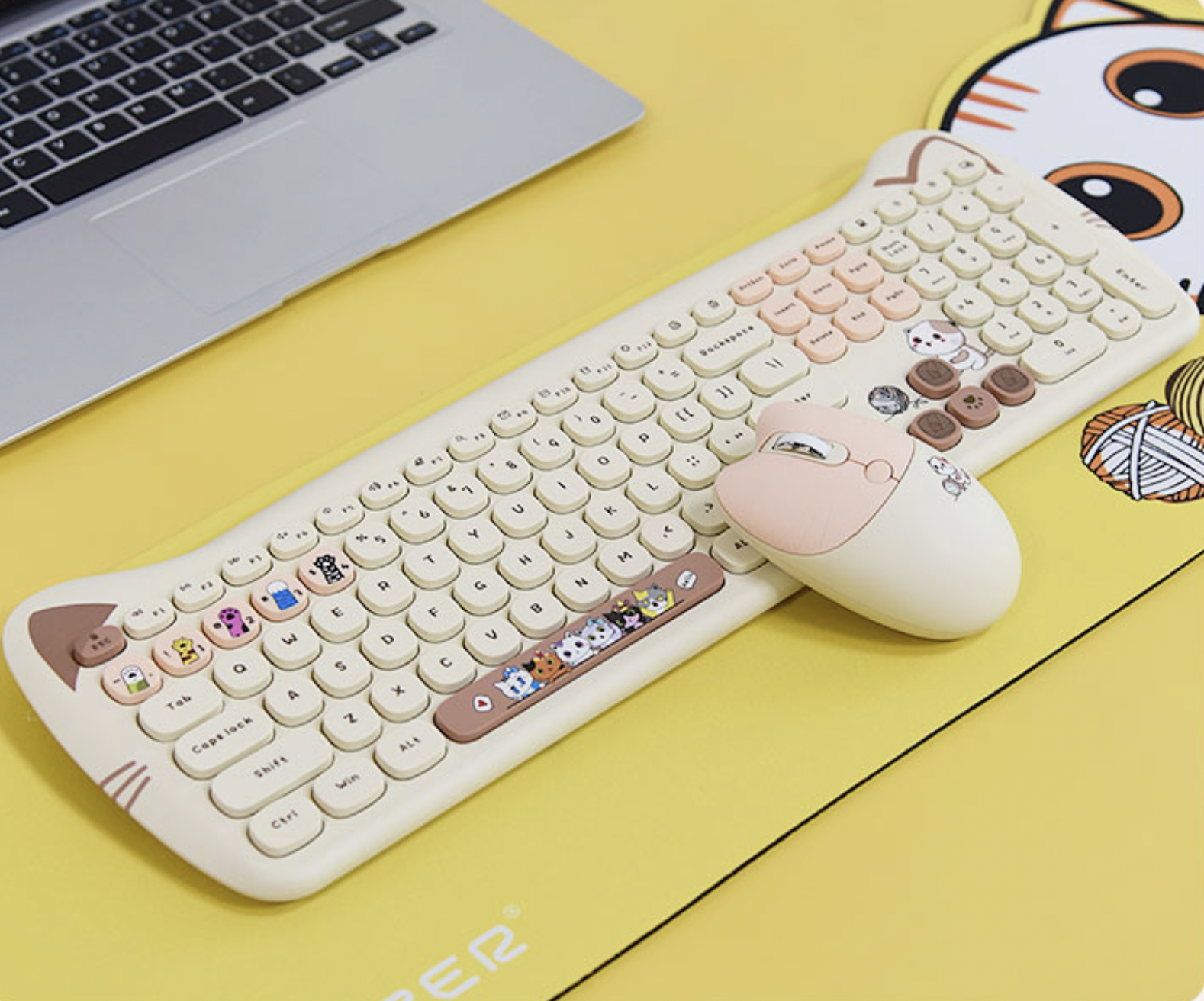 Teclado Gato Geezer Catty Plus + Mouse - Imagen 8