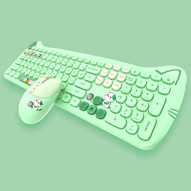 Teclado Gato Geezer Catty Plus + Mouse - Imagen 5