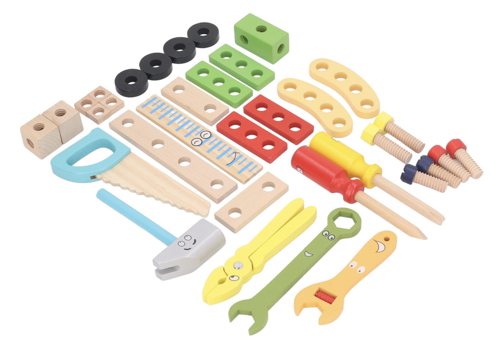 Caja de Herramientas de Madera Montessori - Imagen 6