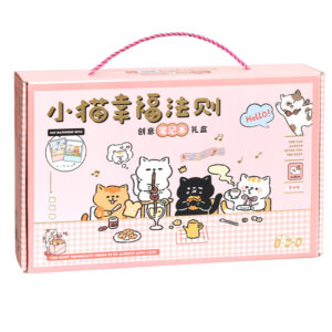 Caja de Regalo Gatitos Libreta + Stickers