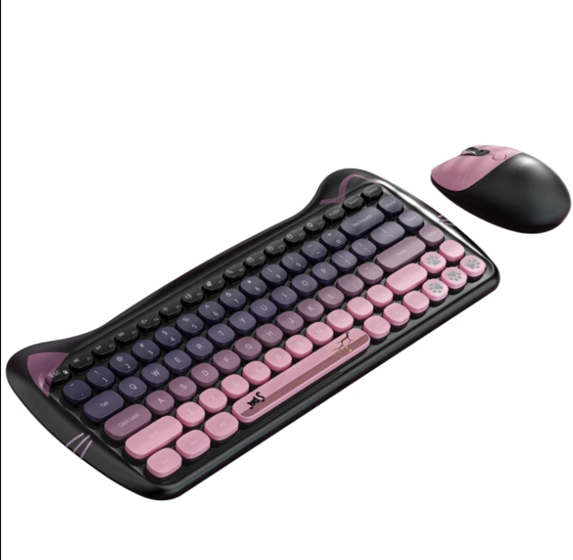 Teclado Inalámbrico Gato Geezer Catty + Mouse - Imagen 12