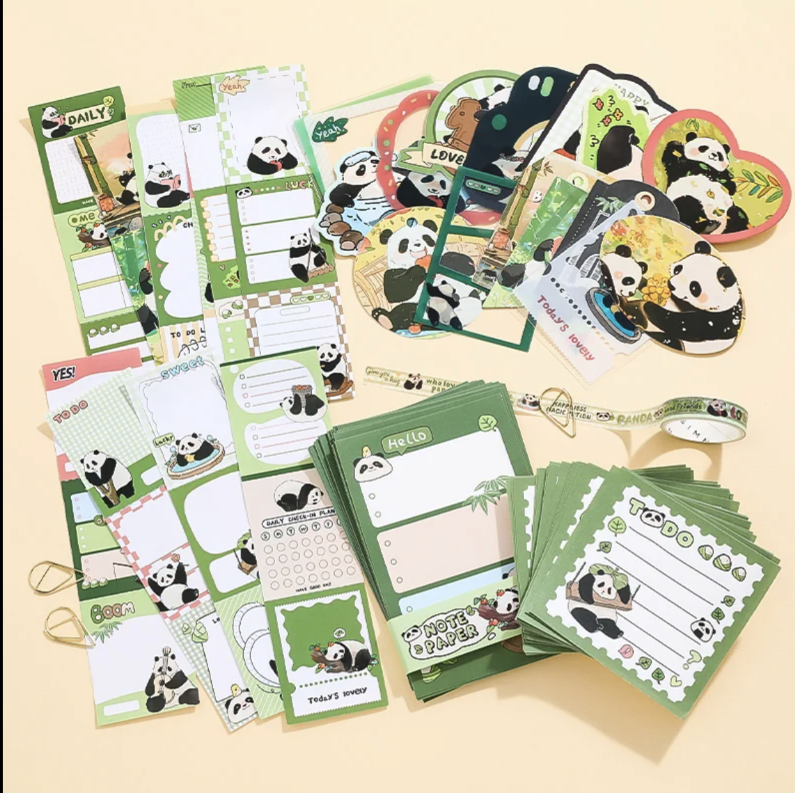 Set Papelería Panda - Imagen 2