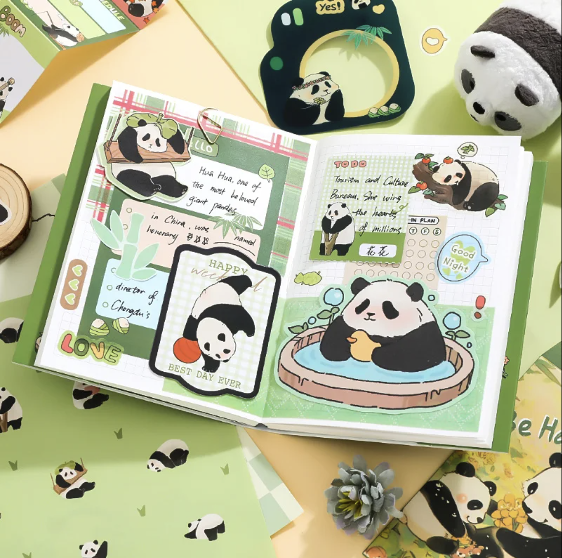 Set Papelería Panda - Imagen 6