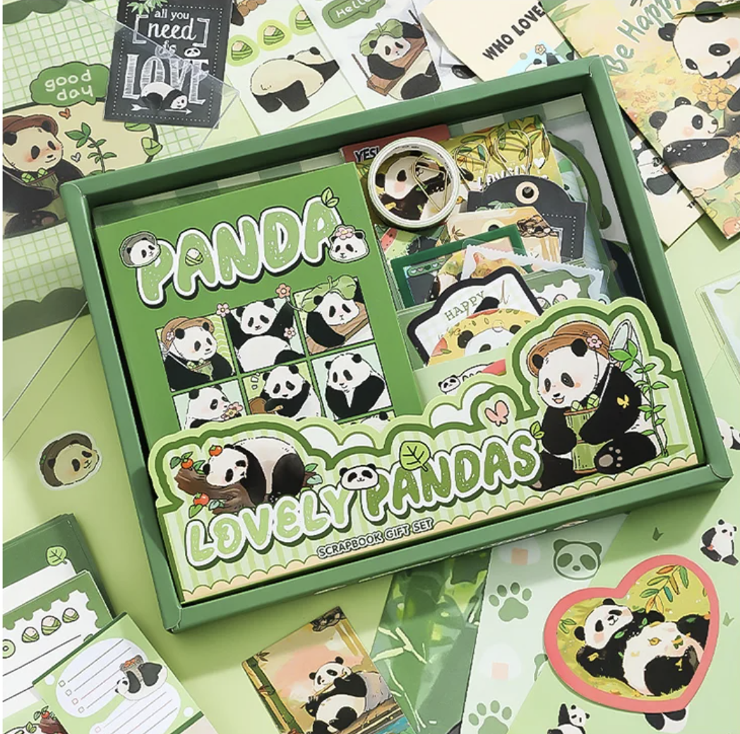 Set Papelería Panda