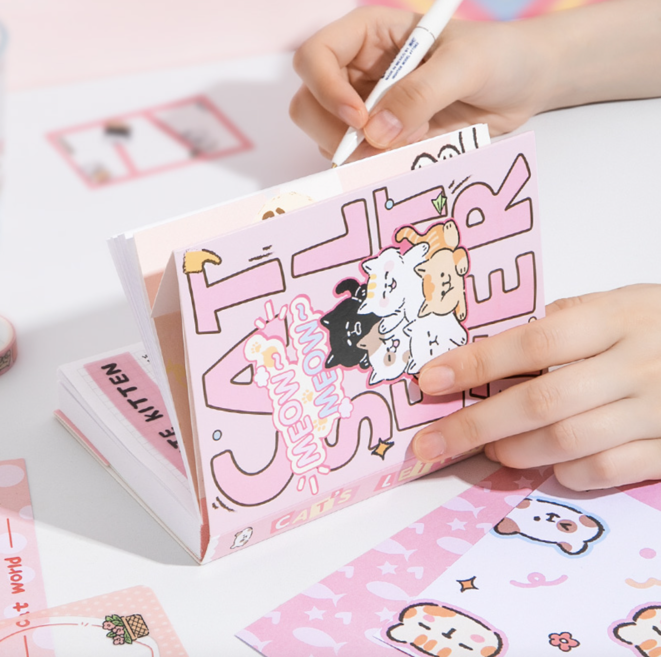 Set Papelería Cat Letter - Imagen 5