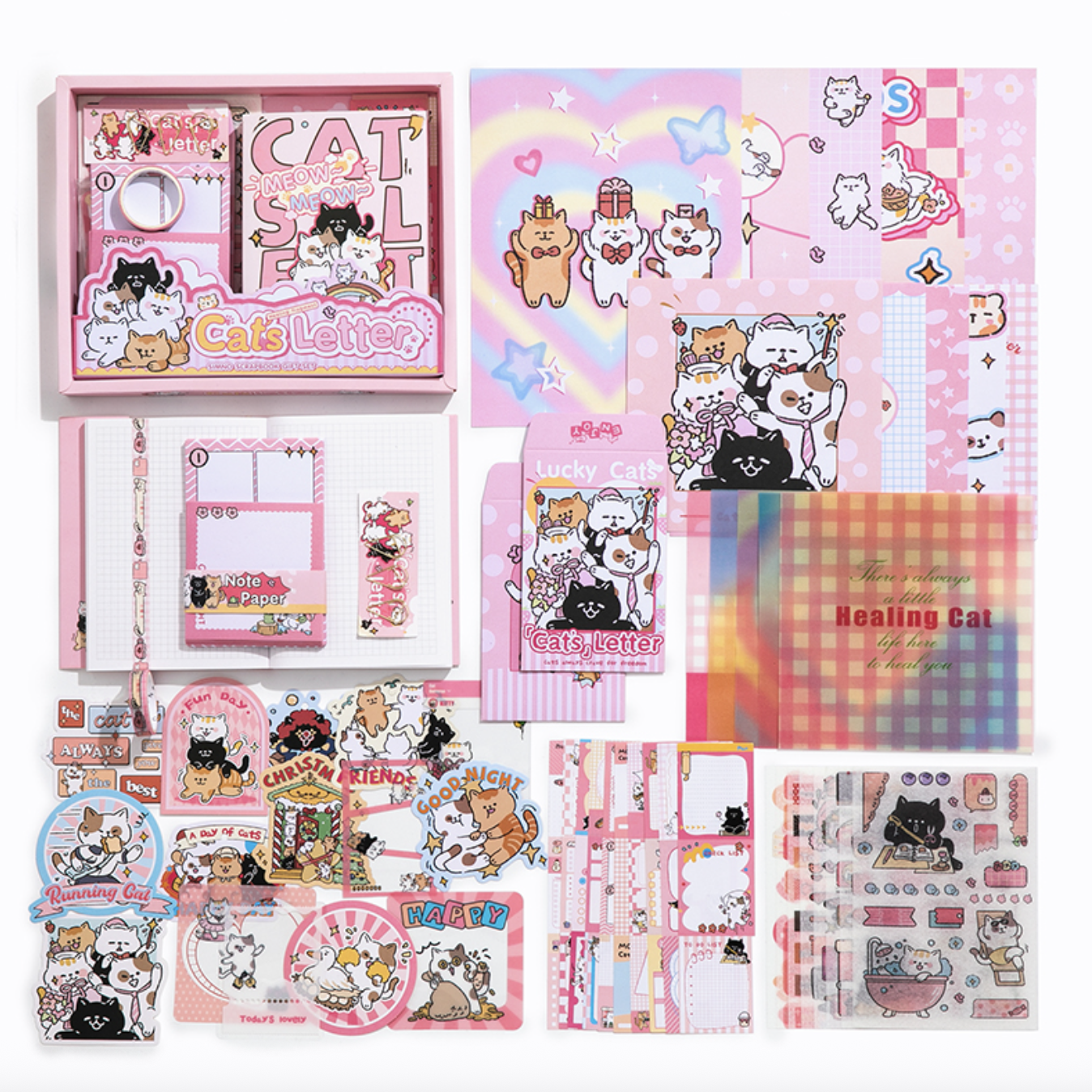 Set Papelería Cat Letter - Imagen 4